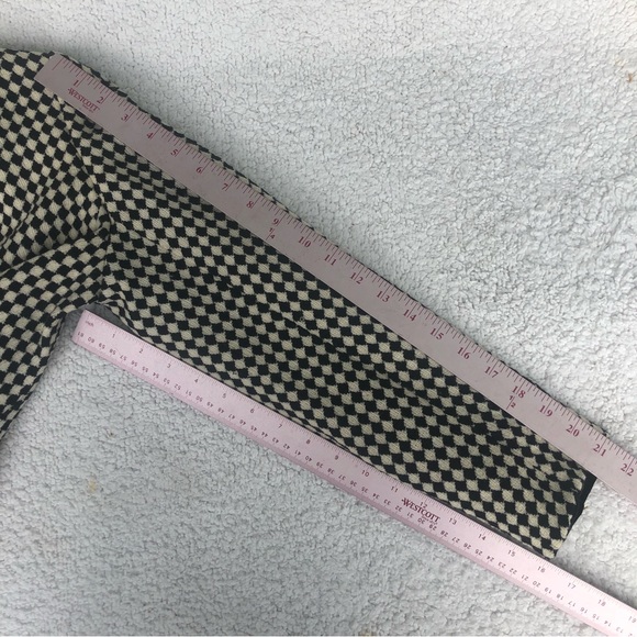 Akris blazer houndstooth check cream & black jacket women’s size 8 hourglass - Picture 14 of 15